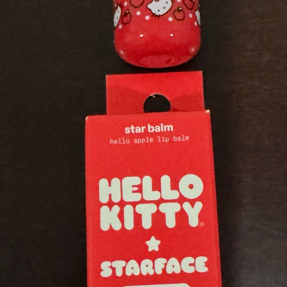 Hello Kitty Starface Lip Balm Apple flavor-limited edition-rare